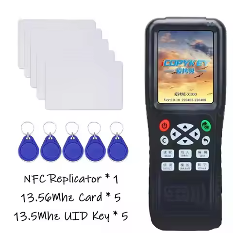 1Pcs New RFID Duplicator Advanced Decryption Programmer Copier Writer for 13.56mhz 125khz NFC for Mo