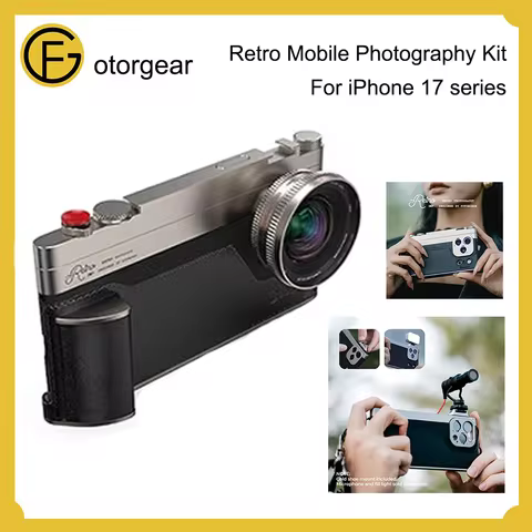 Fotorgear iPhone Case Kit for iPhone 17 Series Retro Classic Series Photography Accessories Set Supp