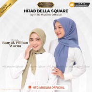 Daily Hijab Bella Square / Jilbab Kerudung Plain Square Segiempat 4 Variasi 78 Warna