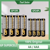 GP SUPERCELL 1.5V AA (GP15PL ) / AAA (GP24PL) SUPER HEAVY DUTY BATTERY