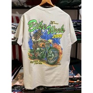 Bike Week 2015 T-Shirt ️ Front/Back Pattern Second Hand Good Condition