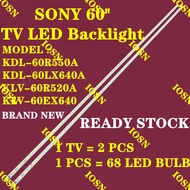 60INCH KDL-60R550A TV SONY LED Backlight KDL-60LX640A KDL-60R550 KLV-60R520A KLV-60EX640 60R550 SLED