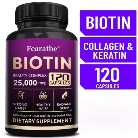Biotin | Collagen | Keratin Supplement - Hair Growth Support, Skin & Nails, Antioxidant, Increase Sk