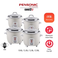 Pensonic Rice Cooker 0.6/1.0/1.8/2.8L | PRC603 PRC1003 PRC1803 PRC2803 (Traditional Rice Cooker Peri