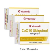 Vitamode Ubiquinol CoQ10 100mg Softgel 30s Coenzyme Q10 Supplement Daily Wellness Nutrition Care Mal