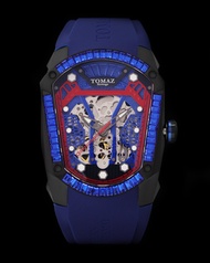 Tomaz GT Skeleton TW028-D9 Crystal Watch – Comfort Strap