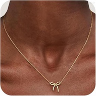 14K Gold Siler  Necklace for Women -  Necklace 14K Dainty Gold Plated Necklace Cute all Tiny  Pendan