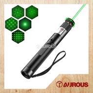 RECHARGEABLE USB 5 LIGHT PATTERNS LASER POINTER FLASHLIGHT (GREEN) MODEL : USB303