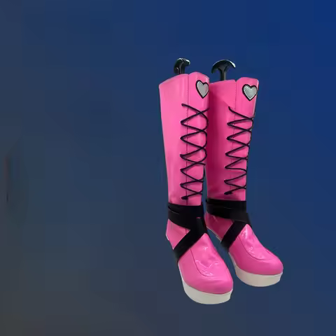 A;3,v\4.g/Draculaura Cosplay Shoes Boots Woman Halloween Party Shoes5,j'8.k/4\