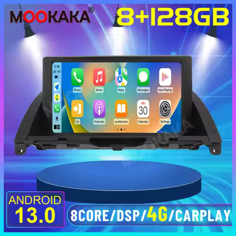 Android 13.0 PX5 4+64GB Stereo For Mercedes Benz C Class 3 C220 C180 W204 S204 2006 - 2011 Car Radio