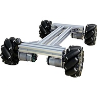 Mecanum Wheel 4wd Metal Robot Car Chassis Remote Control Learning Kit for Arduino Raspberry Pie Micr