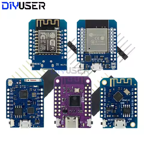ESP32 S2 Mini / ESP8266 D1 Mini Board CH340 / ESP32-S2FN4R2 4MB FLASH 2MB PSRAM MicroPython For Ardu