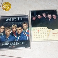 2 KALENDER WESTLIFE TAHUN 2001 - 2002