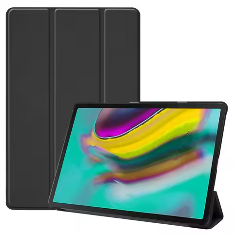Tablet Case For Galaxy Tab S5E T720 10.5inch T725 Tri-Fold Leather Case
