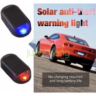 Car Solar Power Alarm Lamp Auto Accessories for Honda Toyota Perodua Proton Car Interior Accessories