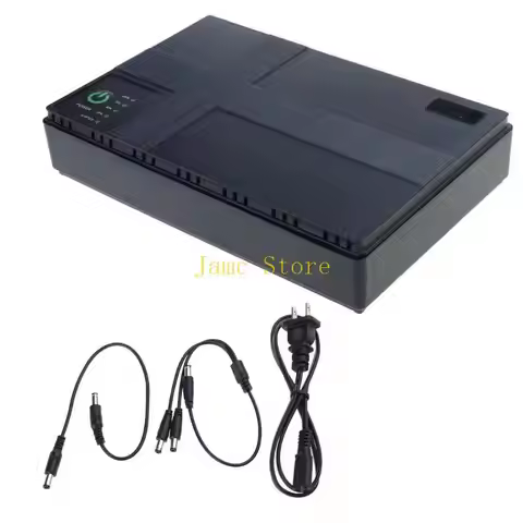 LX0B 5V USB + 9V 12V 5.5x2.5mm UPS Power Supply for Cellphone Router Tablet PC Camera