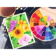 Watercolor Painting Paper 200gsm size A7/A6/A5/A4/A3 Watercolor Paper