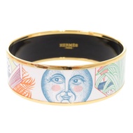近全新愛馬仕琺瑯GM金屬顏色手環1186 [二手] 愛馬仕