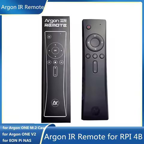 Argon IR Remote for Argon ONE V2 / Argon ONE M.2 Cas EON Pi NAS Support LibreElec OS for Kodi Raspbe