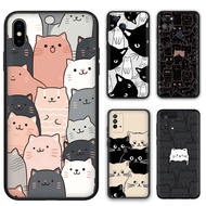 Tpu Phone Casing Samsung Galaxy A15 A14 A13 A12 M12 A11 A70 A50 A50S A30S A21 Phone Case Covers N948 Cute Cat