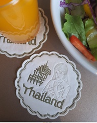 [AA-203] Thailand กระดาษรองแก้ว coaster  ทิชชู่รองแก้ว จำนวน 250 แผ่น ซึมซับดี ราคาถูก แผ่นรองแก้ว ก