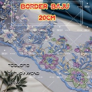 European premium design Border Lace for Wedding Dress / Border Lace Baju Kurung