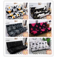 Sofa Bed Cover Armless Sofa Cover Protector 3 Seater Sofa Bed Cushion Cover Slipcover SG STOCK