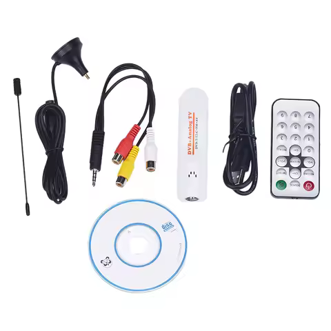 DVB T2 TV Stick Analog usb TV Tuner Digital Satellite TV Receiver with antenna Remote TV Receiver fo