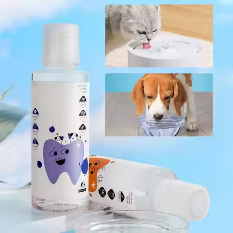 Dog Dental Water Additive 200ml Fresh Breath Teeth Care Solution Plaque Tartar Remover for Dogs Cats