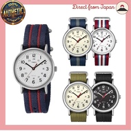 Timex Weekender T2N654/ T2N746/ T2N651/ T2N747 Men’s Quartz Watch – White Dial, Blue Nylon Strap, 38