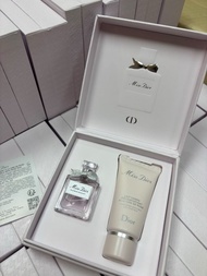 任意兩樣包運費😱🌸DIOR #Miss Dior花漾甜心香水套盒 花漾甜心EDT 5ml+身體乳20ml)新包裝