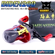 รอกหยดน้ำ BAITCASTING REEL BIDEN200 Series 8.5:1 (มีทั้งหมุนซ้ายและหมุนขวา)