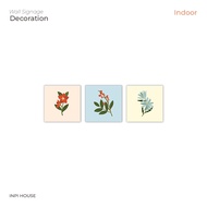 Wall decoration - flower room decoration - bedroom wall decoration