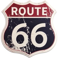 Route 66 Signs Vintage Road Signs High Way Metal Tin Sign for Wall Decor 12" x 12" (Route 66)