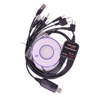 Universal 8-in-1 Ham Radio Programming Cable for Motorola Kenwood Yaesu Baofeng TYT PC Program Data