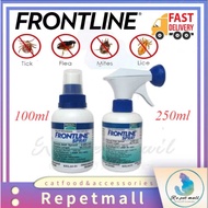 FRONTLINE Spray for Cat & Dog Anti Flea & Ticks Kutu (100ml/250ml)狗猫驱杀体外跳蚤虱子和蜱喷雾