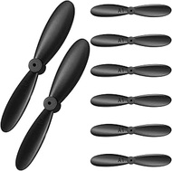 Hollowfly 3 Sets Spare RC Plane Propellers 2 Blade Compatible with Spitfire(76205) P-51d Mustang F4u