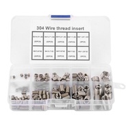 150PCS / Box Stainless Steel Thread Repair Insert Kit M3 M4 M5 M6 M8 Rivet Nut Kit Helicoil Thread R