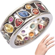 Enéas Stil Kristall-Quarz Ionix Ring, Crystal-Quartz Ionix Ring, Quartz Crystal Ring, Enéas Kristall