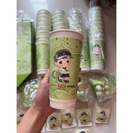 Limited Chagee x Popmart Hacipupu Paper Cup 2025 霸王茶姬杯子