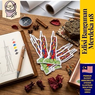 MIYA MEYA - Truly Malaysia: "Tanah Air Ku" Heritage Sticker Series – Menara Merdeka 118 Illustration