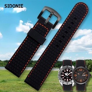 ۩ Waterproof Silicone Watch Strap Men's Watch Band Chain for Citizen Seiko Huawei Tudor Rolex Longines 20mm 22mm Watch Accessories