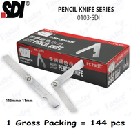 SDI 0103 PENCIL KNIFE PISAU LIPAT (144 pcs)