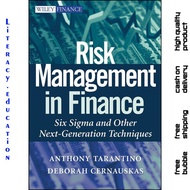 RISK MANAGEMENT IN FINANCE ANTHONY TARANTINO