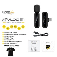 Brica B-VLOG M1 Wireless Microphone - Clip On Mic Vlog - BVLOG