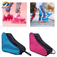 Perfeclan Backpack for Skates 4 Wheels Oxford Cloth Roller Skate Carrying Bag Storage Bag for Childr