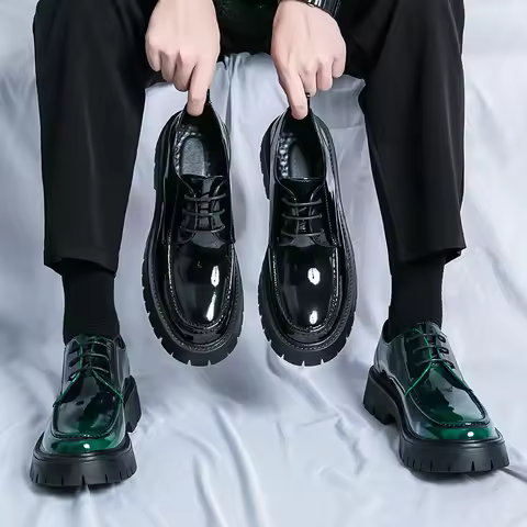 Men's casual leather shoes high quality work shoes more comfortable and durable better able to meet 