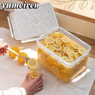 YUMEIREN Pickle Jar, with Press Plate for Gherkin Sauerkraut Olive Pickle Fermentation Container, Po