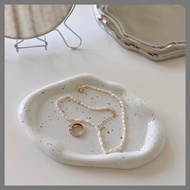 Cloud Irregular Ceramic Accessory Tray 2 Colors – Cloud-Shaped Jewelry Dish