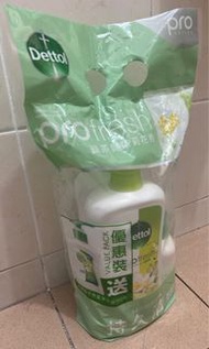Dettol滴露ProFresh清爽保濕沐浴露孖裝（綠茶與茉莉花香味）/(經典松木) /（粉嫩櫻花甜香 ）950gx 2支